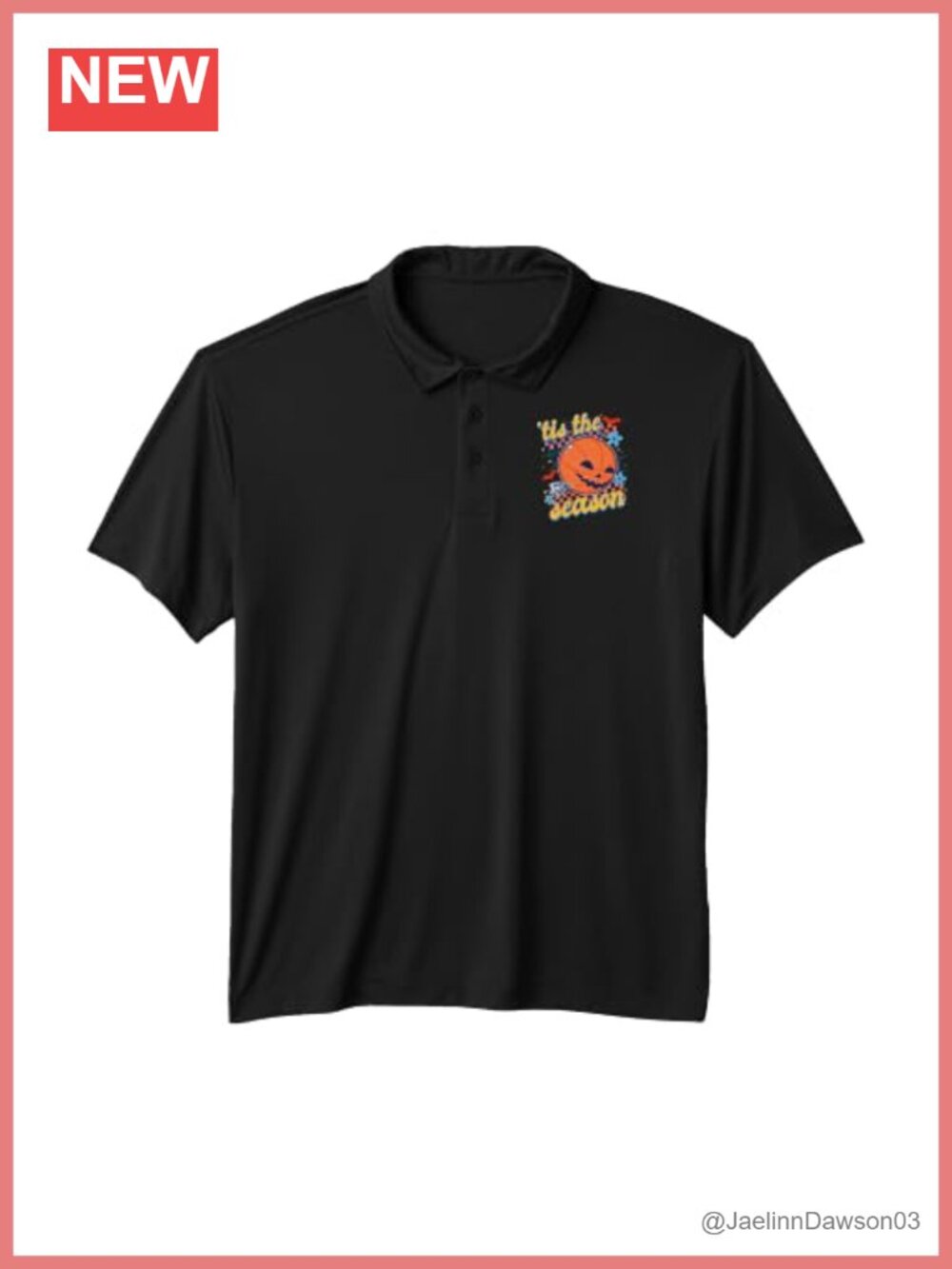 NBA Oklahoma City Thunder Halloween Pumpkin Basketball Performance Polo Shirt